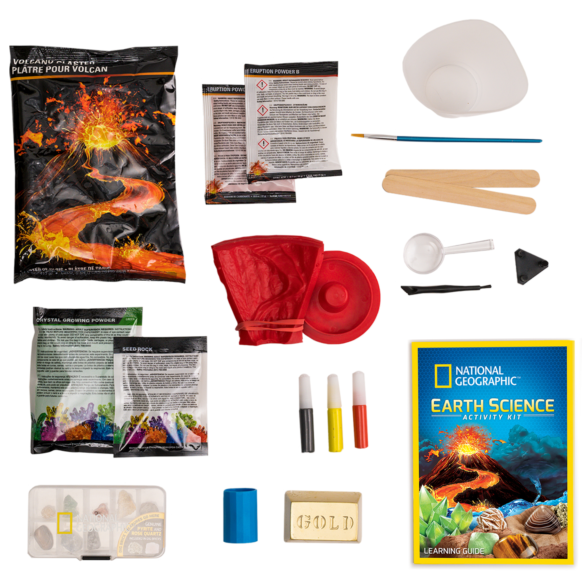 National Geographic Earth Science Activity Kit with STEM Experiments for Children 8 Years and up - image 5 of 6