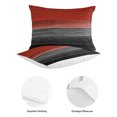 thumbnail image 6 of Queen Quilt Set 90''x96'', Red Gray Black Lightweight Bedspread Coverlet Set with 2 Pillow Shams, Vintage Country Gradient Wooden Grain Breathable All Season Quilt Bedding for Bedroom/Guest Room, 6 of 7
