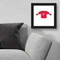 thumbnail image 2 of Gallery Pops NHL - Detroit Red Wings - Home Uniform Front Wall Art, Black Framed Version, 12" x 12", 2 of 5