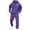 Purple, variant on Mens 2 Piece Set Big and Tall Workout Gym City Print Hoodie and Sweatpants Athletic Sweatsuits Winter Sport Sweatsuits Jogging Sweat Suits Lounge Outfit