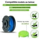thumbnail image 3 of Bobina para desbrozadora compatible con Greenworks 20 V, 24 V, 40 V y 80 V (4 bobinas, 1 tapa), 3 of 3