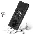 thumbnail image 3 of For TCL 50 XL 5G NXTPAPER T702W Robotic Ring Kickstand Phone Case - Black, 3 of 5