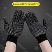 12 Pair Single Sided Working Gloves Polyester Cotton Work Gloves with Grip Dots