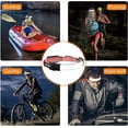 thumbnail image 4 of Rechargeable Led Headlamp, 250-300 Lumens Headlamp Torch, Red Rear Headlamp, 3 Light Modes, Suitable for Camping, Hiking, Working, Fishing, 4 of 5