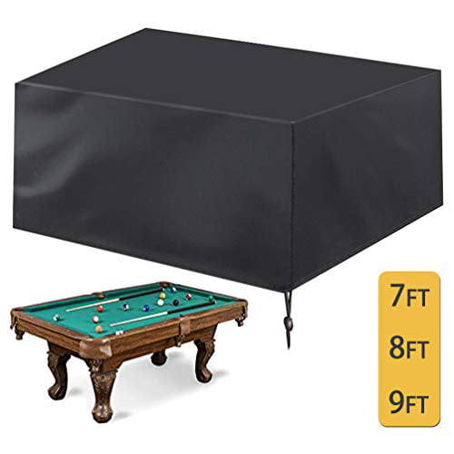 POOL TABLE COVER TO FIT 8FT TABLE WITH 8 BALL DESIGN 