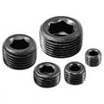 thumbnail image 4 of Carbon Steel Pipe Plug Accessories Combination Kit, NPT Male Hexagonal Thread Sleeve Plug for Sealing Pipe Ports A, 4 of 5