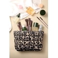 thumbnail image 3 of Bolsa de maquillaje acolchada HFLZBRO para mujer, acolchada, color marrón, 3 of 6