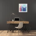 thumbnail image 3 of Bolokofsky, Ronald 12x12 White Modern Wood Framed Museum Art Print Titled - Repeat After Me I, 3 of 4