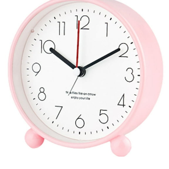 CCOCC Alarm Clock,Precise Desk Clock,Quiet Alarm Clocks for Bedrooms,Easy-to-Move Alarm Clock with Nighttime Illumination
