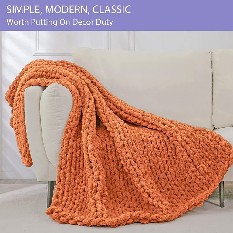 ZXNYH Chunky Knit Blanket Throw 51