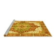 thumbnail image 2 of Ahgly Company Machine Washable Indoor Round Persian Yellow Traditional Area Rugs, 8' Round, 2 of 4