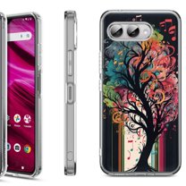 Shockproof Phone Case for T-Mobile Revvl 8, by OneToughShield - Musical Tree