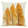 YAZHPA Home Decor Cushion Cover Fall Autumn Leaves Pillowcase Throw