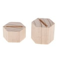 thumbnail image 1 of 1 paar Wooden Jewelry Wedding Bearer Display Stand Holder Organizer, 1 of 8