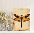 thumbnail image 2 of Qisvanset 12x16 Inch Vintage Dragonfly Canvas Wall Art, Neutral Insect Botanical Cottagecore Home Decor, 2 of 8