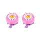 thumbnail image 1 of FELTECHELECTR timbres para bicicleta para niños, diseño de crisantemo, color rosa y morado., 1 of 7