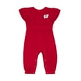 thumbnail image 2 of Infant Colosseum Red Wisconsin Badgers Beautopia Waffle Knit Romper, 2 of 3