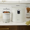 thumbnail image 4 of FoodCycler Eco 5 Odorless Indoor Compost Electric Food Waste Disposer 5L, White, 4 of 8