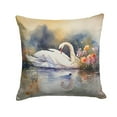 thumbnail image 2 of Swan Throw Pillow 14 in x 14 in, 2 of 2