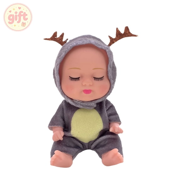 Realistic Baby Doll, Lifelike Sleeping Reborn Soothing Simulation Toddler Toys, Kids Pretend Play Toys, Ideal 1 Year Old Girl & Boy Gifts for Daily Companion & Holiday Gifting