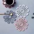 thumbnail image 4 of Joernso Insulation Pad Food Grade Heat Resistant TRP Flower Shaped Trivet Mat for Kitchen, 4 of 8