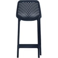 thumbnail image 4 of Meridian Furniture Mykonos Tabouret de Patio Extérieur Bleu Marine (Ensemble de 4), 4 of 8