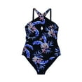 thumbnail image 3 of Lysa Women's Plus Size Kylie Keyhole One Piece Swimsuit 0X 1X 2X 3X, 3 of 4