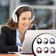 thumbnail image 2 of Auriculares estéreo Seitruly Bluetooth con cancelación de ruido Electrónica Negro, 2 of 5