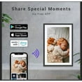 thumbnail image 6 of 5G WiFi Digital Photo Frame 10.1 Inch Smart Digital Picture Frame with 1280x800 IPS Touch Screen, Auto-Rotate and Slideshow, Easy Setup to Share Moments Via APP from Anywhere Anytime (5G), 6 of 6