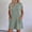 Green, variant on Womens Summer Casual Solid Color Romper Short Sleeve Crewneck Shorts Overalls Jumpsuit with Pockets Outfits Back Zipped Wine