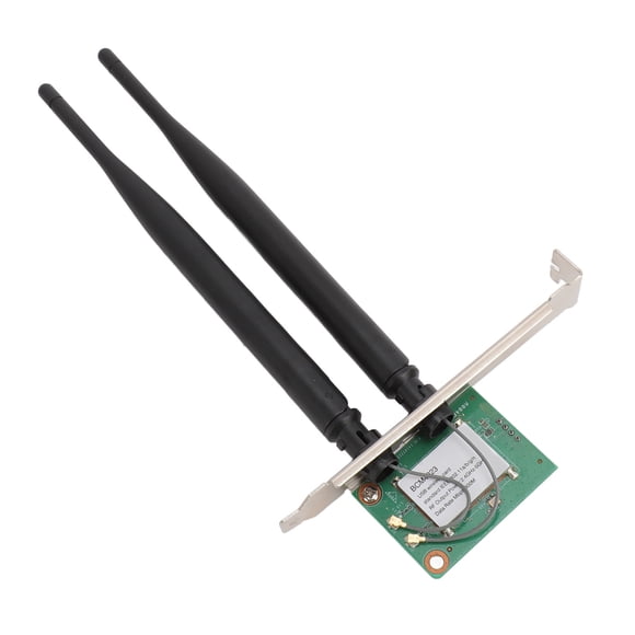 Adapter Card, Universal 300Mbps WiFi Card 2.4G 5G Dual Band with Dual Antenna for Desktop Computer