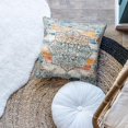 thumbnail image 3 of Persian Pillow Cover 18x18 Inches, Blue Throw Pillow Cover Vintage Ethnic Decorative Pillow Cases Home Outdoor Square Pillowcase, 3 of 6