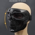 thumbnail image 2 of Face Mask Outdoor Riding Windproof Helmet Skull Mask Reinforced Lens Motorcycle Goggles Sports Riding Mask, 2 of 5