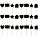 thumbnail image 1 of 40Pcs Mini Chalkboard Plant Labels Plant Markers Household Garden Markers Plant Accessory, 1 of 1