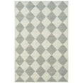 thumbnail image 1 of Ava Handmade Modern Area Rug - Ivory Grey - 5' x 8', 1 of 4