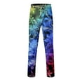 thumbnail image 4 of Hfolob Pants For Men Mens Christmas Casual Pants Festive Special Tie Dye Layered Snowflake Print Casual Pants Outdoor Pants, 4 of 4