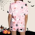 thumbnail image 7 of Lounge Sets for Women – Trendy 2 Piece Relaxing Days Travel Moments Comfortable Pajama For Halloween Stylish Round Neck Design With Decorative Pattern Fall And Winter Seasons Versatile Casual Wear, 7 of 7