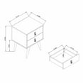 thumbnail image 3 of Manhattan Comfort Amber 2 Drawer Nightstand, 3 of 10