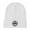 White, variant on NA Circle Diamond Black Embroidered Logo Rehab Recovery Graduation Anniversary Birthday 12-step Gifts Premium Otto Cap Beanie (Gray)