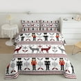 thumbnail image 2 of Castle Fairy Animal Deer 3-Piece Full Size Comforter Sets for Teens,Christmas Nutcracker Bedding Comforter Set,Winter Snowflake Lightweight Bedding Sets,Lightweight Room Decor, 2 of 8