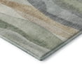 thumbnail image 3 of Addison Rugs Mayfield Premium Machine Washable Transitional Waves Aloe Rectangle Rug, 9' x 12', 3 of 7