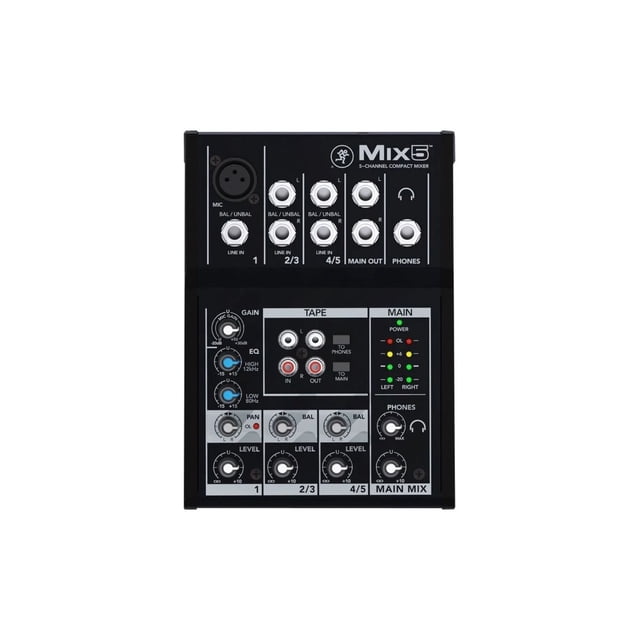 Mezcladora Compacta Mackie 5 Canales MIX5