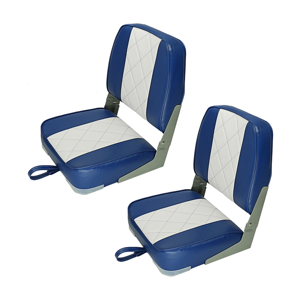 Seamander Fishing Seat, boat seat,white/Blue,2 seats - Walmart.com