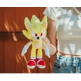 thumbnail image 4 of Super Sonic - Yellow Plush Doll Key Chain Coin Bag Clip On 8" Soft Plush, 4 of 8