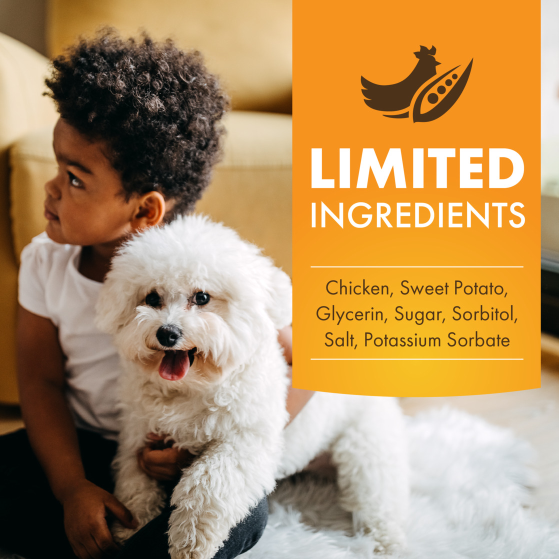 PUR LUV K9 Chicken and Sweet Potato Jerky Wrap Dog Treats, 16 oz