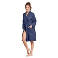 thumbnail image 4 of Women’s Lightweight Kimono Waffle Spa Robe, 4 of 5