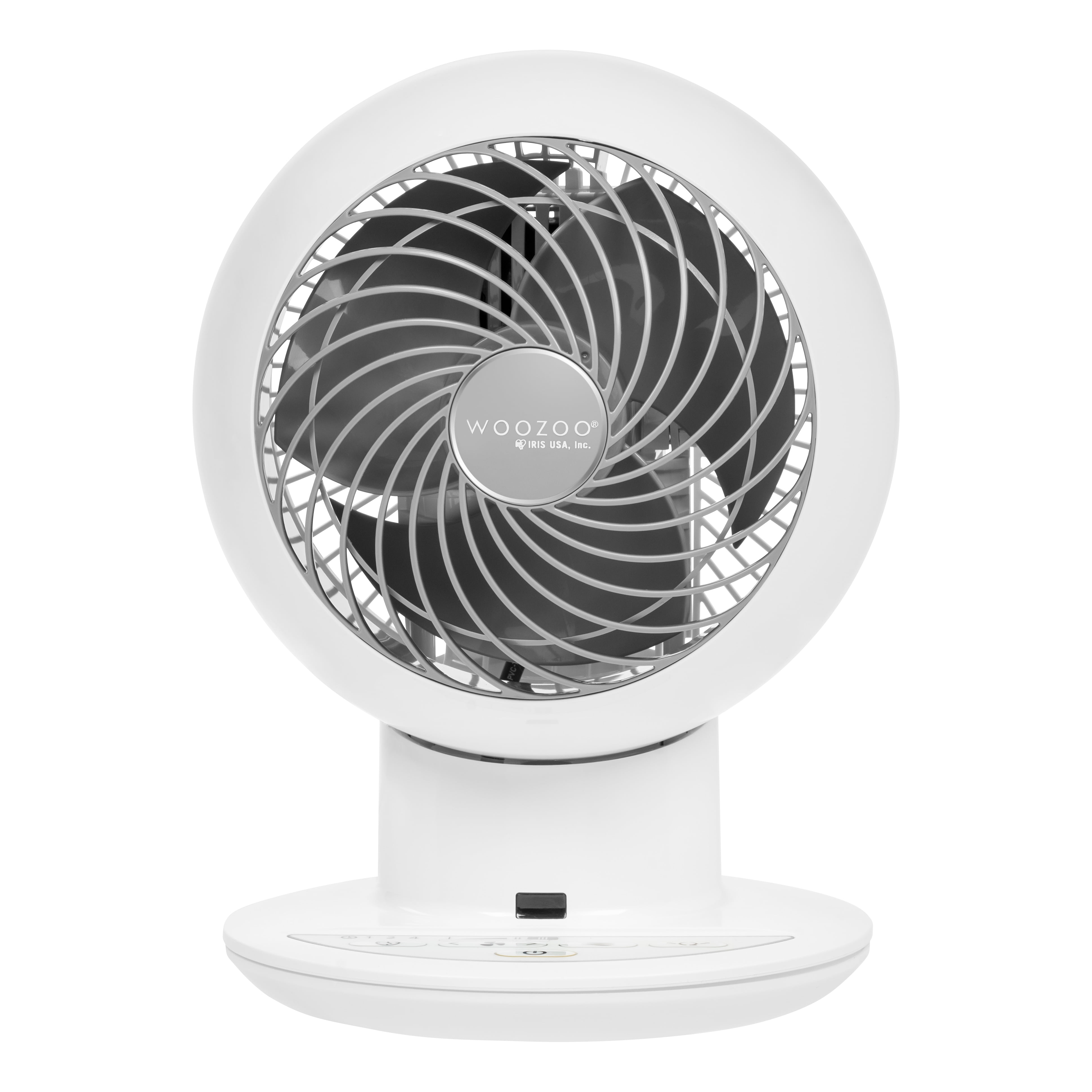 IRIS WOOZOO Fan with Remote, Oscillating Fan, Desk Fan, Table Air Circulator, Globe Fan, Fan for Bedroom, 5 Speeds