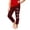 Wine, variant on Toddler Pants Girls Usa Independence Day Print Stretchy Leggings Athletic Casual Dark Blue 3-4 Years