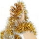 thumbnail image 3 of Guirnaldas de oropel de Navidad Oro, Conjunto de 5 Guirnaldas de Navidad, Guirnaldas de oropel metálico, Guirnalda de árbol de Navidad brillar Electrónica, 3 of 5