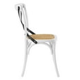 thumbnail image 3 of Modway Gear Dining Side Chair in White Black, 3 of 9